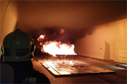 Brandversuch - Lüftungstest Tunnel Mils/Imst