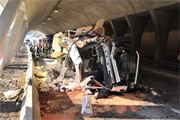 Einsatz - Verkehrsunfall A12 Inntalautobahn Tunnel Mils/Imst